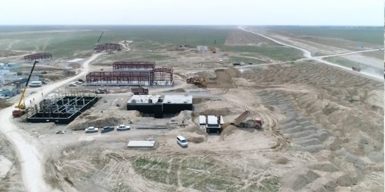 ТҮРКІСТАН: ХАЛЫҚАРАЛЫҚ ӘУЕЖАЙ ҚҰРЫЛЫСЫ ҚАРҚЫНДЫ ЖҮРГІЗІЛУДЕ