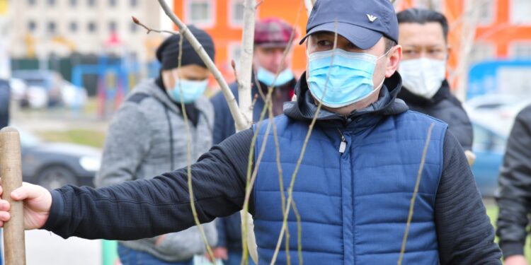 ШЫМКЕНТЦЫ НАЧАЛИ ПРАЗДНОВАНИЕ НАУРЫЗА С АКЦИИ ПО ПОСАДКЕ ДЕРЕВЬЕВ