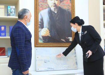 ШЫМКЕНТТЕ АБАЙ МҰРАСЫН ДӘРІПТЕЙТІН ЖӘДІГЕР ТАБЫЛДЫ