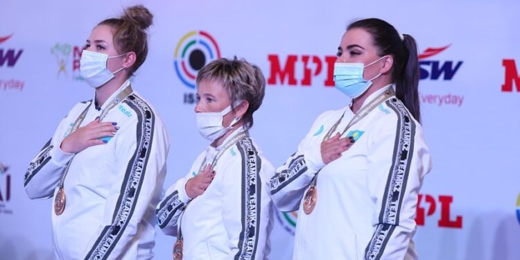 ШЫМКЕНТТЕ СТЕНД АТУДАН ӘЛЕМ КУБОГЫНЫҢ ЖҮЛДЕГЕРЛЕРІН ҚАРСЫ АЛДЫ