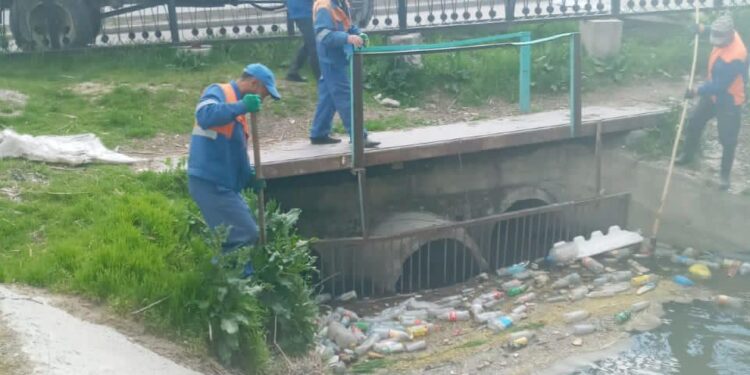 ҚОШҚАР АТА АУМАҒЫНДА ТАЗАРТУ  ЖҰМЫСТАРЫ ЖҮРГІЗІЛДІ