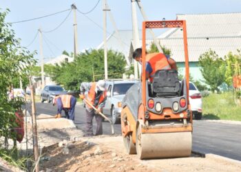 «ҚЫЗЫЛЖАР» ШАҒЫНАУДАНЫНДА 5 ШАҚЫРЫМ КӨШЕ ЖӨНДЕУДЕН ӨТЕДІ