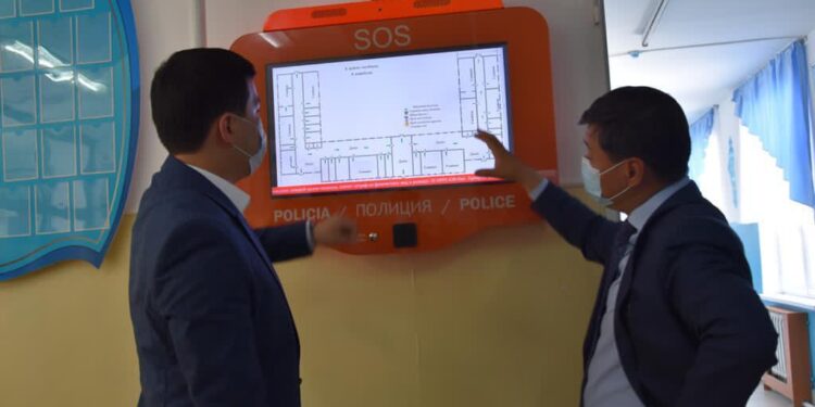 ШЫМКЕНТТІҢ БІЛІМ ОШАҒЫНДА «SOS ДАБЫЛ БАТЫРМАСЫ» ОРНАТЫЛДЫ