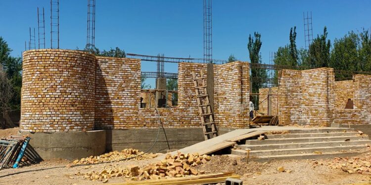 Сауран ауданында 700 орындық мешіттің құрылысы басталды