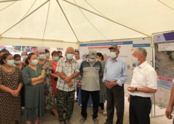 Абай ауданының әкімі «Ынтымақ-2» шағынауданының тұрғындарымен кездесті