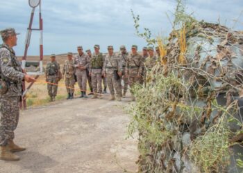 Түркістан облысындағы полигонда нұсқаулық-әдістемелік сабақ өтті