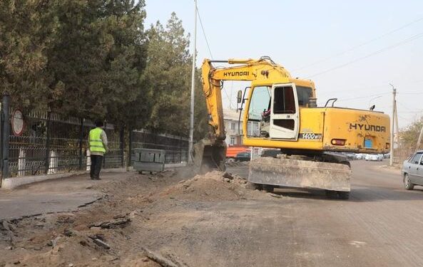 ТҮРКІСТАН: САРЫАҒАШТА 65 ШАҚЫРЫМНАН АСА ЖОЛ ЖӨНДЕЛІП ЖАТЫР