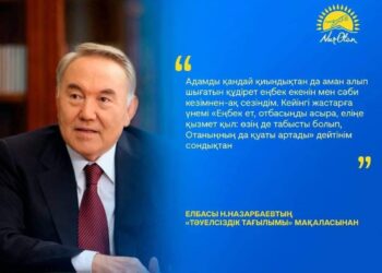 ТӘУЕЛСІЗДІК ТАҒЫЛЫМЫ – ЖАСТАРҒА ЖАҢА БАҒДАР