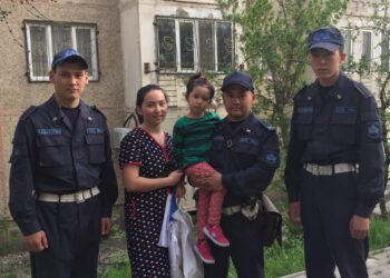 Шымкентте ұландықтар жоғалған бес жасар қызды тапты