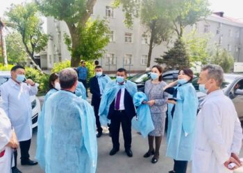 «Аманат» партиясы Кентау қаласындағы «Арнаулы кәсіптік коледжі» КММ мекемесіне барды