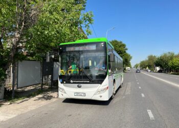 №26 бағыттағы автобустар жаңаланды