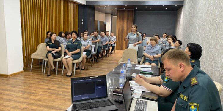 Шымкент қаласында Ұлттық ұлан қаржыгерлерінің оқу-әдістемелік жиыны басталды