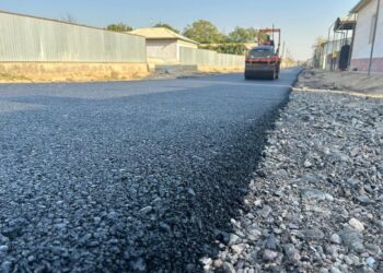 Келес ауданындағы ішкі көшелерге жөндеу жұмыстары жүргізілуде