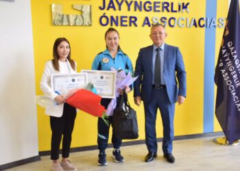 Әлем чемпионатының жүлдегерлеріне құрмет көрсетілді