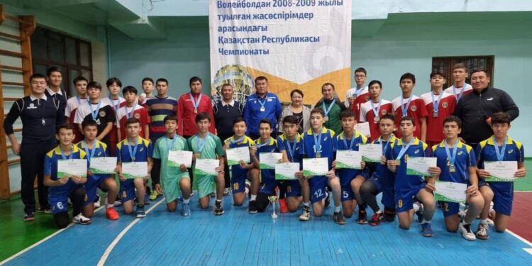 Түркістандық волейболшылар ел чемпионы атанды