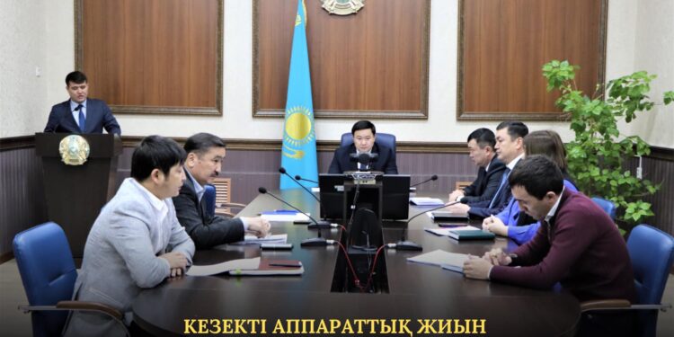 Кентауда кезекті аппараттық жиын өткізілді