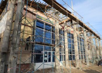 Түркістан: Сарыағаш ауданындағы мәдениет үйіне жөндеу жұмыстары жүргізіліп жатыр