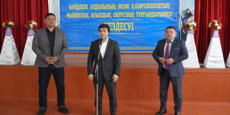 Бәйдібек: Мыңбұлақтықтар шағын және орта бизнесті дамыту үшін аудан әкімінен қолдау көрсетуді сұрады