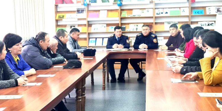 Түркістан: Түлкібаста газдан уланудың алдын алу шаралары түсіндірілді