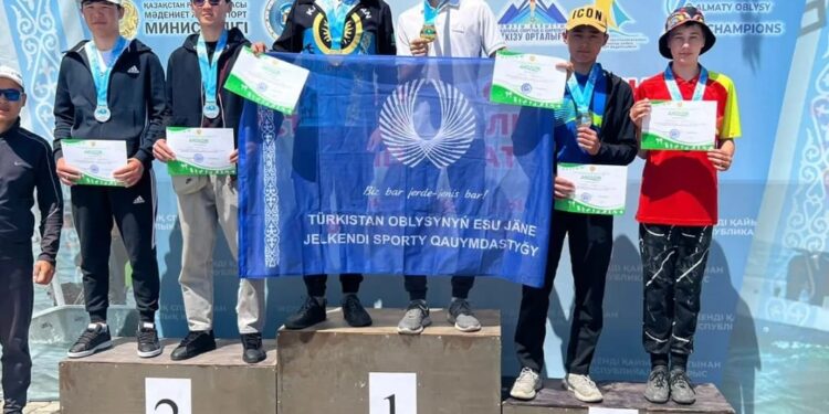 Түркістан спортшылары ел чемпионатынан 12 медаль жеңіп алды