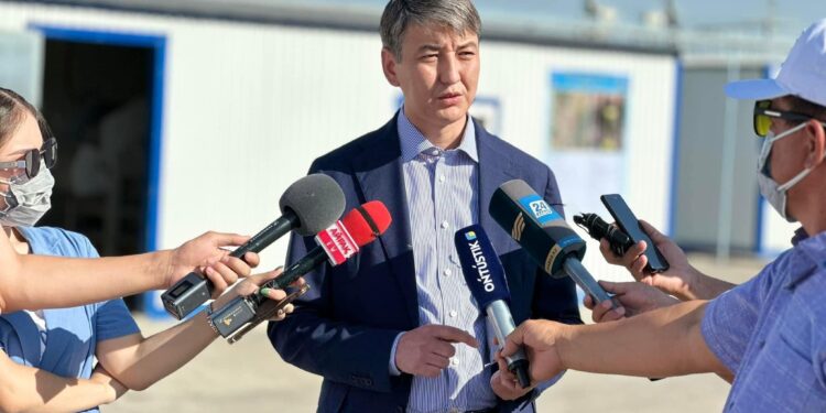 Түркістан: Сайрамда «Ақсукент ауылының тазартқыш имараттары» іске қосылды