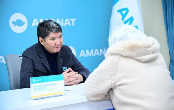 «AMANAT» ПАРТИЯСЫ: ДЕПУТАТ БІР ТОП АЗАМАТҚА КӨМЕК БЕРДІ