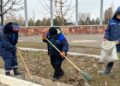 АБАЙ АУДАНЫ: АСАР ТҰРҒЫНДАРЫ ТАЗАЛЫҚ АКЦИЯСЫНА ҮЛЕС ҚОСТЫ