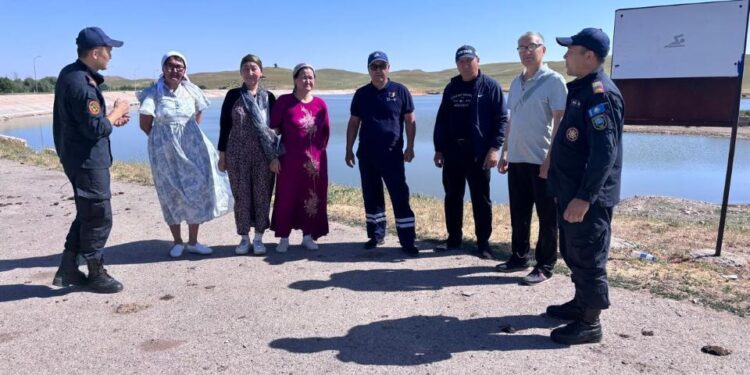 В ШЫМКЕНТЕ РАЗЪЯСНЯЮТ МЕРЫ БЕЗОПАСНОСТИ НА ВОДОЕМАХ