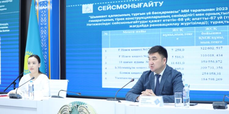 ШЫМКЕНТ ҚАЛАСЫНДА ТҰРҒЫН ҮЙ ЖӘНЕ ИНФРАҚҰРЫЛЫМ ҚҰРЫЛЫСЫ ҚАРҚЫНДЫ ЖҮРГІЗІЛУДЕ