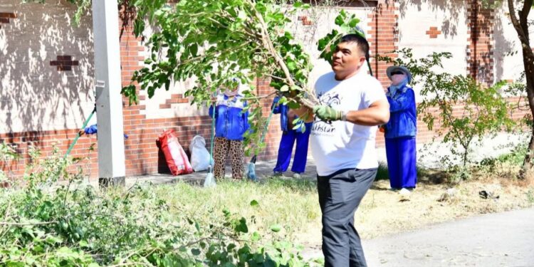 ПАРТИЯ «AMANAT»: «Таза бейсенбі» и экологическая культура в Енбекшинском районе