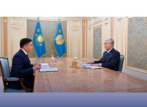 ПРЕЗИДЕНТ ШЫМКЕНТ ҚАЛАСЫНЫҢ ӘКІМІ ҒАБИТ СЫЗДЫҚБЕКОВТІ ҚАБЫЛДАДЫ