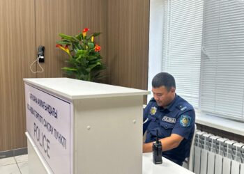 ШЫМКЕНТТЕ МЕДИЦИНА ҰЙЫМДАРЫНДА ПОЛИЦИЯ БЕКЕТТЕРІ АШЫЛДЫ