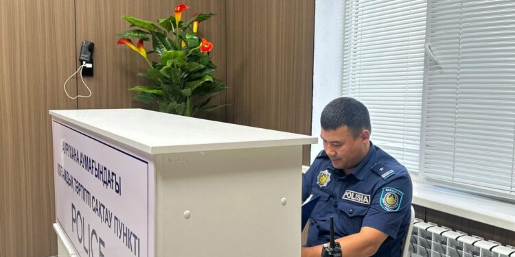 ШЫМКЕНТТЕ МЕДИЦИНА ҰЙЫМДАРЫНДА ПОЛИЦИЯ БЕКЕТТЕРІ АШЫЛДЫ