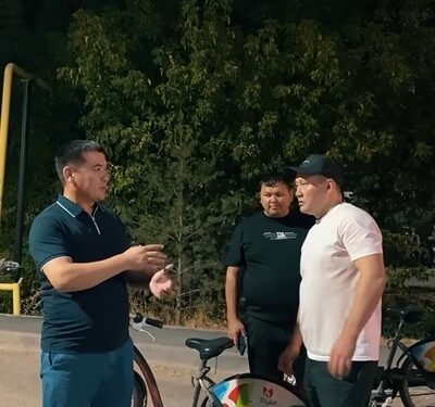 Аудан әкімі Бадам шағынауданында түнгі аралау жүргізді