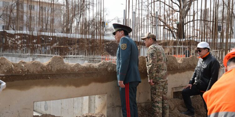 В Алматы и Туркестане строятся новые объекты военной инфраструктуры Национальной гвардии