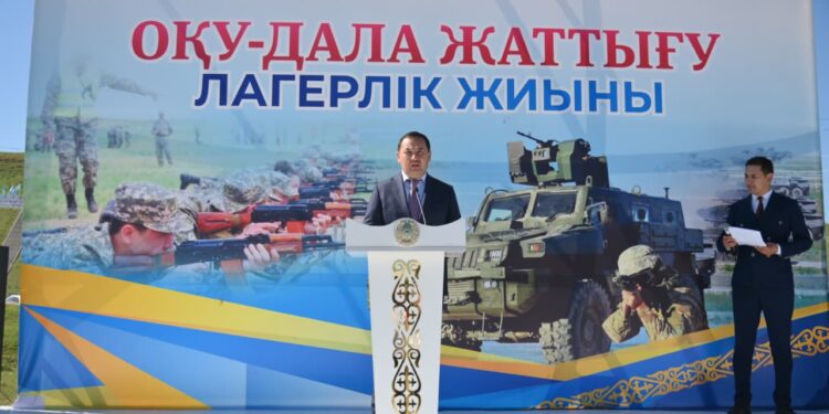 Шымкентте 6 мыңнан астам жас әскери-далалық оқу жиынынан өтті