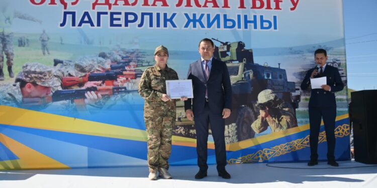 Шымкентте 6 мыңнан астам жас әскери-далалық оқу жиынынан өтті