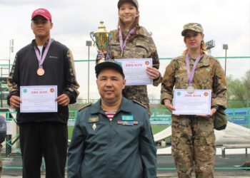 Алматыда «Жас бүркіт-2026» әскери-патриоттық жастар жиыны өтті