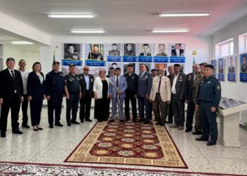 Ерлікке тағзым – ұрпаққа тағылым: Шымкентте патриоттық музей ашылып, жас өрендер ант берді