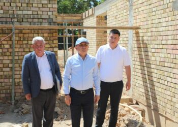 САРЫАҒАШ: ТӨРТ ЕЛДІ МЕКЕНДЕ МЕДИЦИНАЛЫҚ НЫСАНДАР ҚҰРЫЛЫСЫ ҚАРҚЫН АЛДЫ