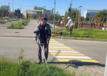 САУРАН: АБАТТАНДЫРУ ЖӘНЕ ТАЗАЛЫҚ ЖҰМЫСТАРЫ ЖҮРГІЗІЛУДЕ