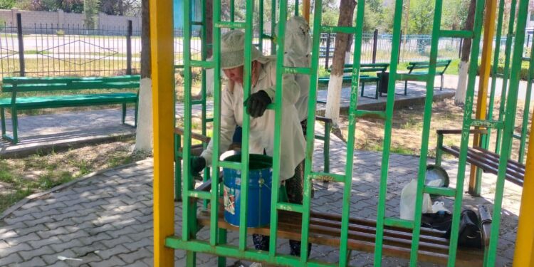 САРЫАҒАШ: «ТАЗА ҚАЗАҚСТАН» САРЫАҒАШ АУДАНЫНДА ЖАЛПЫАУДАНДЫҚ СЕНБІЛІК ҰЙЫМДАСТЫРЫЛДЫ