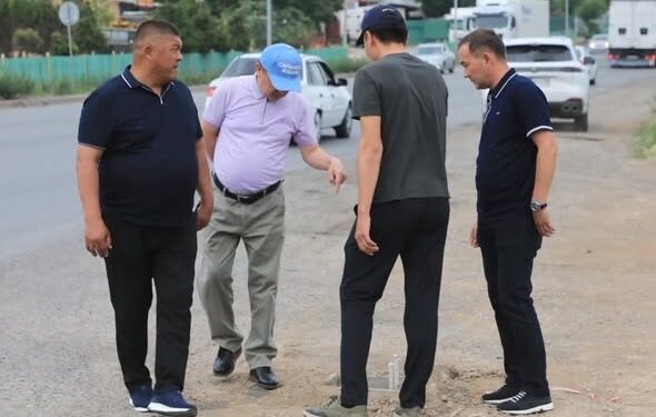САРЫАҒАШ ҚАЛАСЫНДА КӨГАЛДАНДЫРУ ЖӘНЕ АБАТТАНДЫРУ ЖҰМЫСТАРЫ ҚАРҚЫН АЛУДА