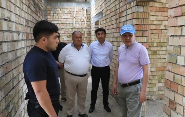 САРЫАҒАШ: ВЕТЕРИНАРИЯЛЫҚ БЕКЕТТЕРДІҢ ҚҰРЫЛЫСЫ ЖҮРГІЗІЛУДЕ