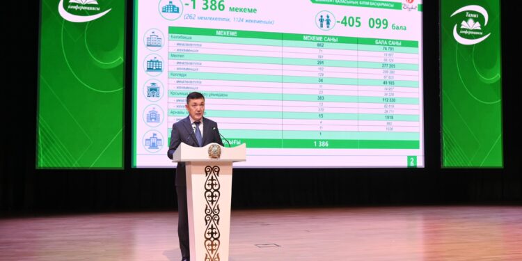 ШЫМКЕНТТЕ ЖАҢА ОҚУ ЖЫЛЫНДА 405 МЫҢНАН АСТАМ БАЛА БІЛІМ АЛАДЫ
