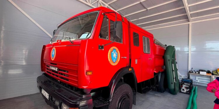 САУРАН АУДАНЫНДА ӨРТКЕ ҚАРСЫ ЕРІКТІ «АУЫЛ ҚҰТҚАРУШЫЛАРЫ» БЕКЕТІ АШЫЛДЫ