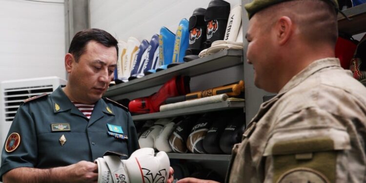 Бас қолбасшының бақылауында: Ұлттық ұланның Жетісудағы әскери бөлімі тексерілді.