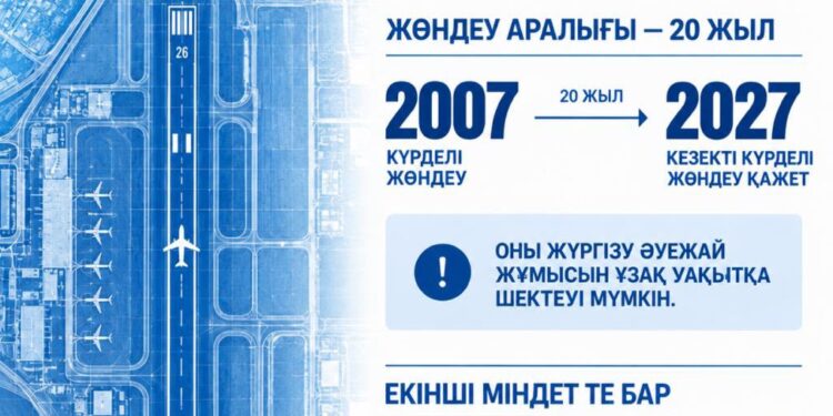 Шымкентте екінші ҰҚЖ салынып жатыр