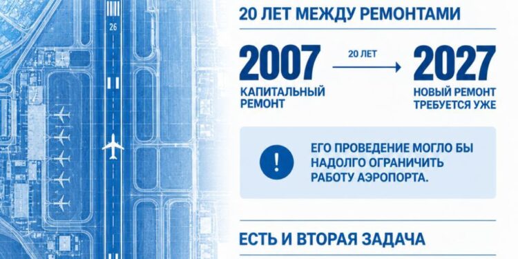 Шымкент строит вторую ВПП