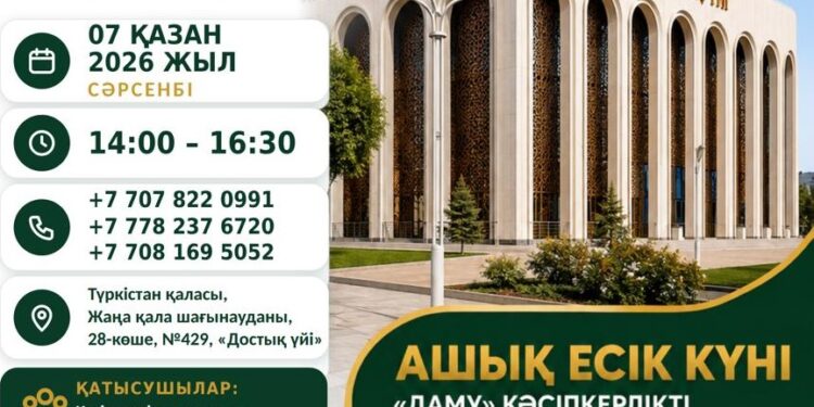 Құрметті Түркістан облысының кәсіпкерлері және тұрғындары!